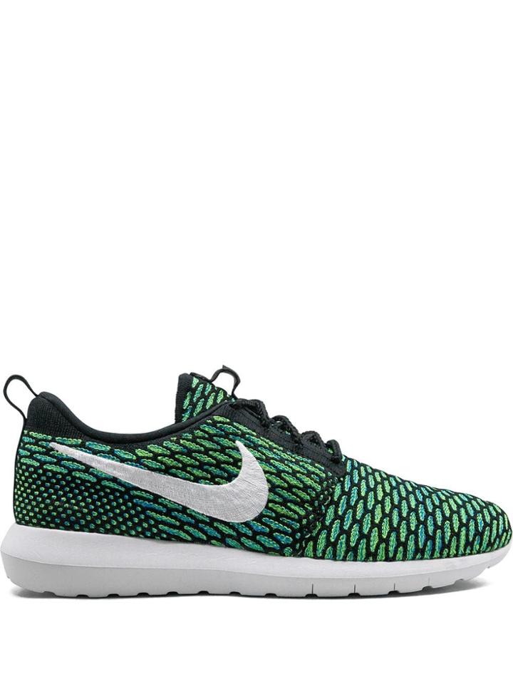 Nike Roshe Nm Flyknit Sneakers - Green