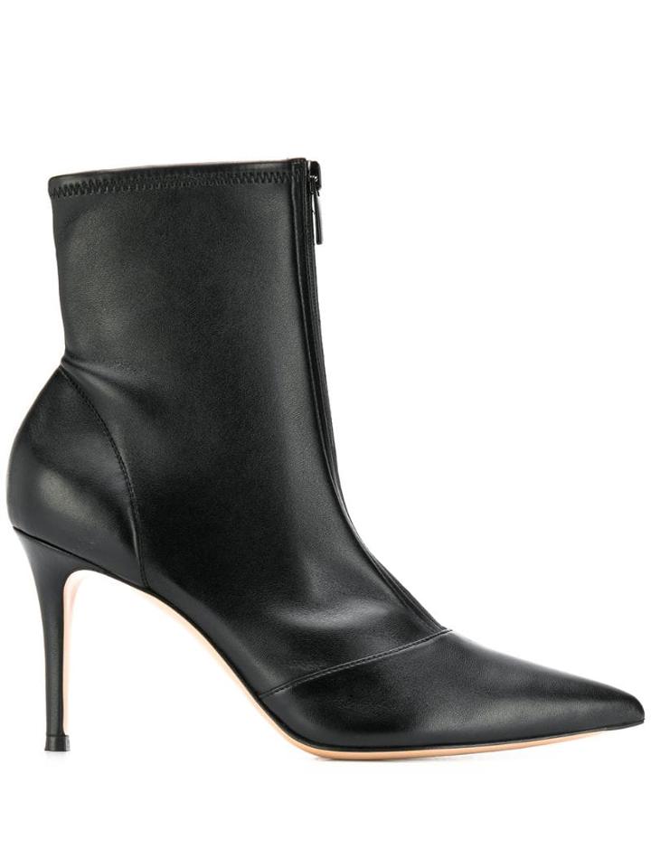 Gianvito Rossi Pointed Stiletto Boot - Black