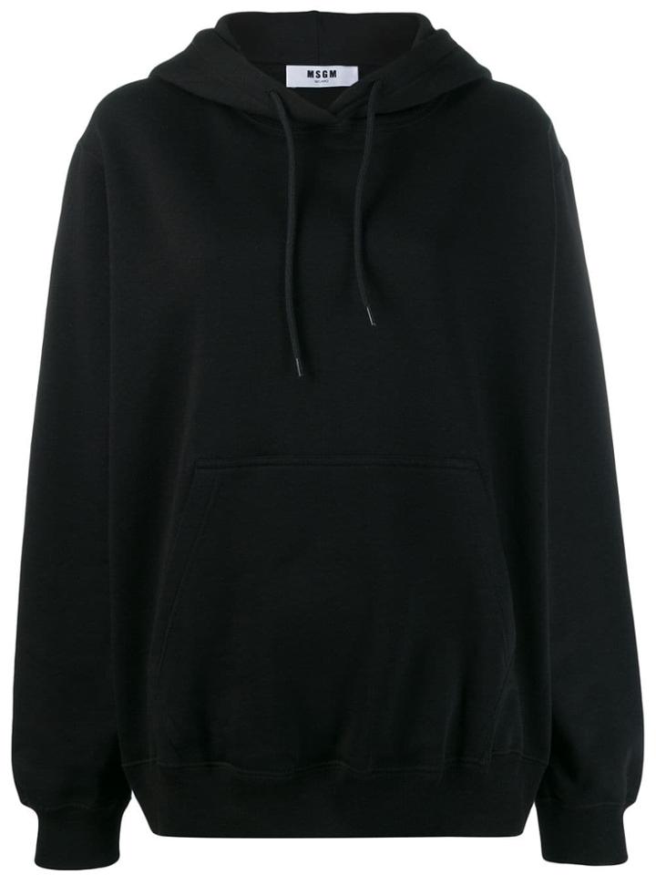 Msgm Classic Knit Hoodie - Black