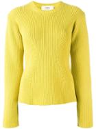 Ports 1961 Ribbed Crew Neck Jumper, Women's, Size: Small, Virgin Wool
