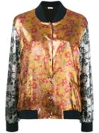 Roseanna - Lamé Bomber Jacket - Women - Silk/cotton/polyester/spandex/elastane - 38, Silk/cotton/polyester/spandex/elastane