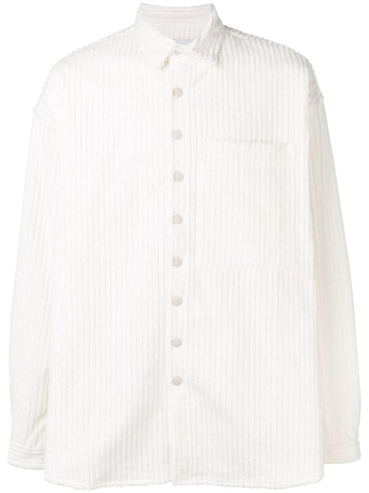 Sunnei Over Shirt With Pocket - White