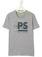 Paul Smith Junior Teen Logo T-shirt - Grey