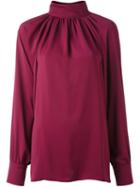 Sonia By Sonia Rykiel Open Back Ruched Blouse