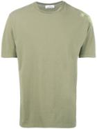 Stone Island Logo Print T-shirt, Men's, Size: Large, Green, Cotton