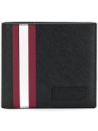 Bally Stripe Detail Wallet - Black