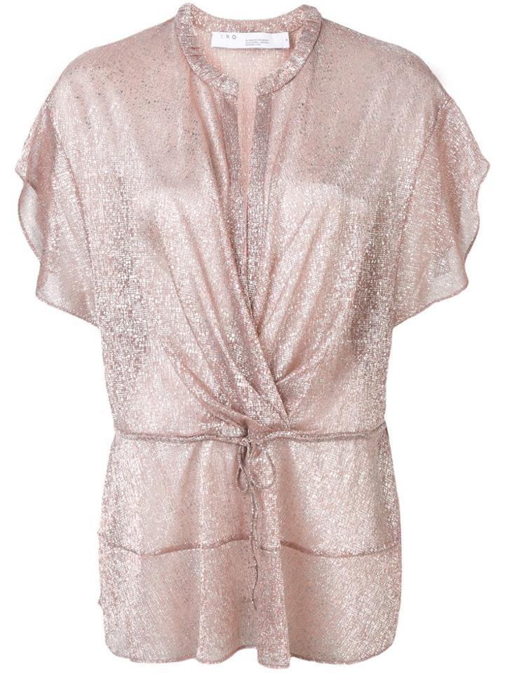 Iro Draped Top - Pink