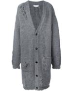 J.w.anderson Oversized Cardi-coat, Men's, Size: Xs/s, Grey, Wool/alpaca