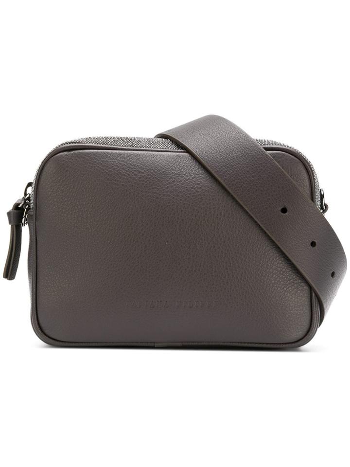 Fabiana Filippi Glitter Detail Waist Bag - Grey