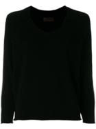 Oyuna Loose Fit Knitted Top - Black