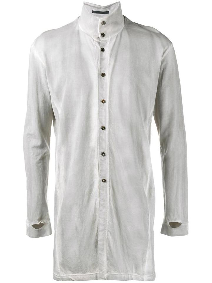 The Viridi-anne Loose-fit Shirt, Men's, Size: 5, Grey, Cotton