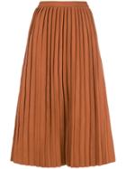 Sofie D'hoore Pleated Skirt - Brown