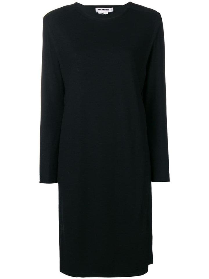 Jil Sander Pre-owned Mid-length Shift Dress - Black