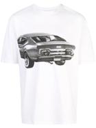 Calvin Klein 205w39nyc Car Print T-shirt - White