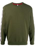Moschino Logo Tape Sweatshirt - Green