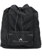 Adidas By Stella Mcmartney Logo Print Backpack - Black