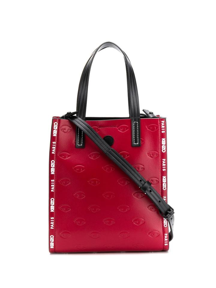 Kenzo Blink Multi-eye Small Tote - Red