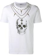 Alexander Mcqueen - Skull Necklace Print T-shirt - Men - Cotton - S, White, Cotton