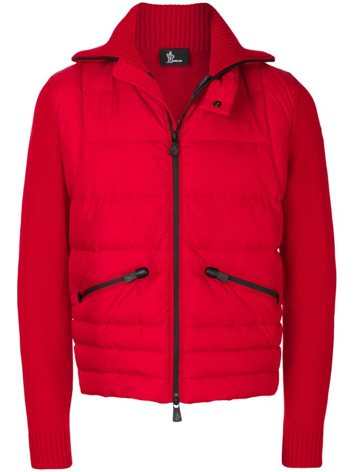 Moncler Grenoble Panelled Jacket - Red