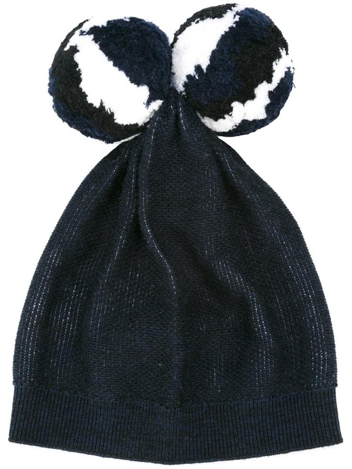 Ports 1961 Pompom Beanie, Women's, Blue, Wool