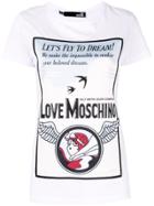Love Moschino Let's Fly T-shirt - White