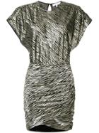 Iro Rassa Zebra Pattern Dress - Grey