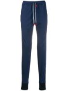 Kiton Fitted Sweatpants - Blue