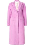 3.1 Phillip Lim Long Tailored Coat - Pink & Purple