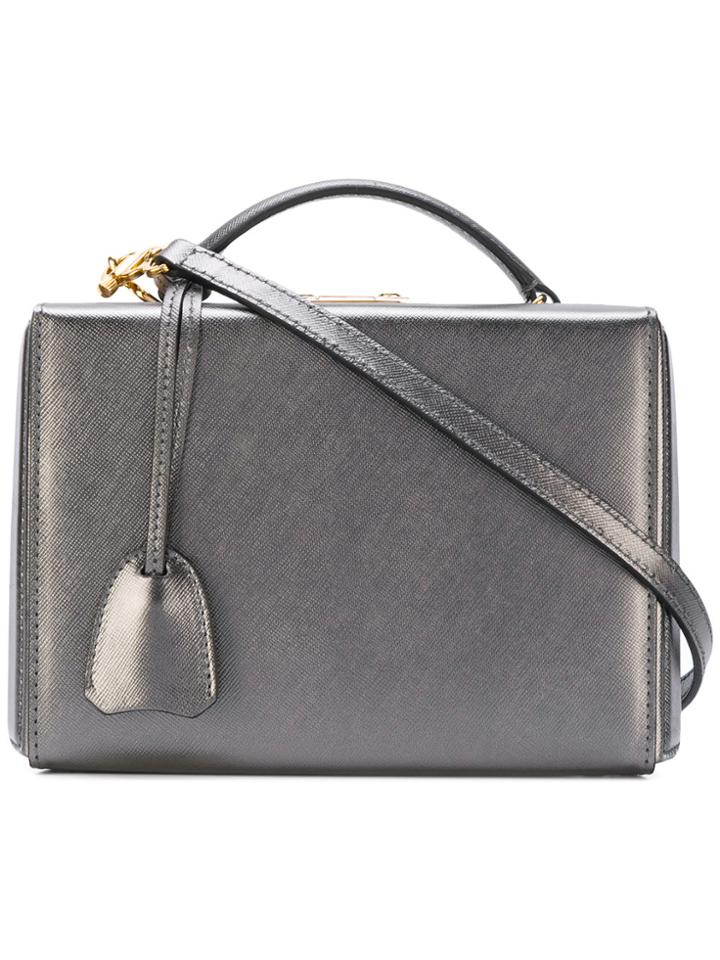 Mark Cross Box Shoulder Bag - Grey