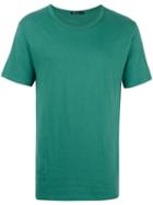 T By Alexander Wang Round Neck T-shirt, Men's, Size: Large, Green, Cotton