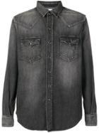 Saint Laurent Western Denim Shirt - Grey