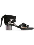 Ginger & Smart Maya Ankle Wrap Mid Heel - Black