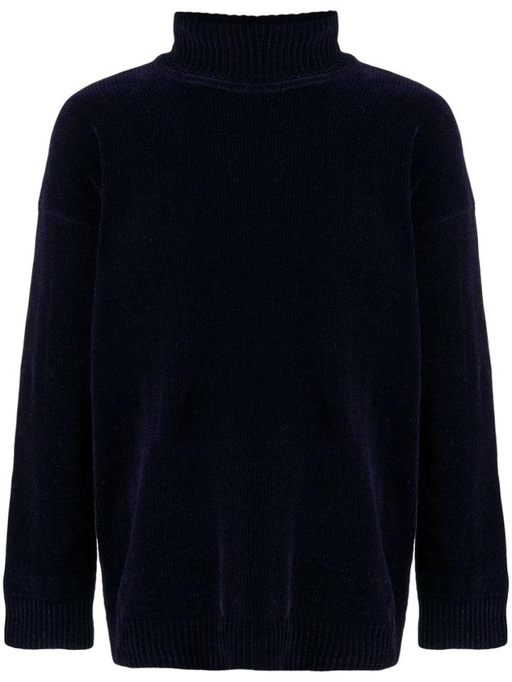 Our Legacy Velvet Turtleneck Sweater - Blue