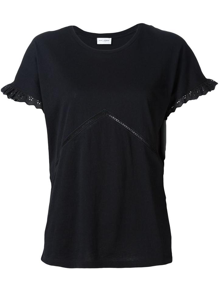 Saint Laurent Broderie Anglaise T-shirt