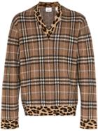 Burberry Vintage Checked Sweatshirt - Brown