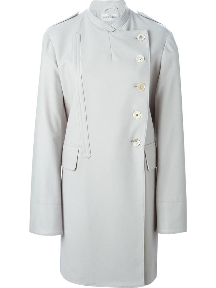 Ann Demeulemeester Blanche Double Breasted Military Coat