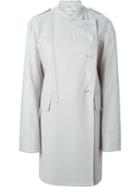 Ann Demeulemeester Blanche Double Breasted Military Coat