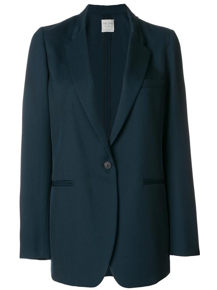 Forte Forte Boyfriend Blazer - Blue
