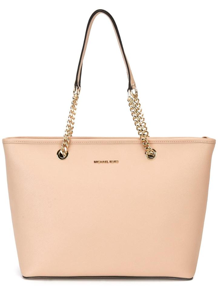 Michael Michael Kors 'jet Set Travel' Tote - Nude & Neutrals