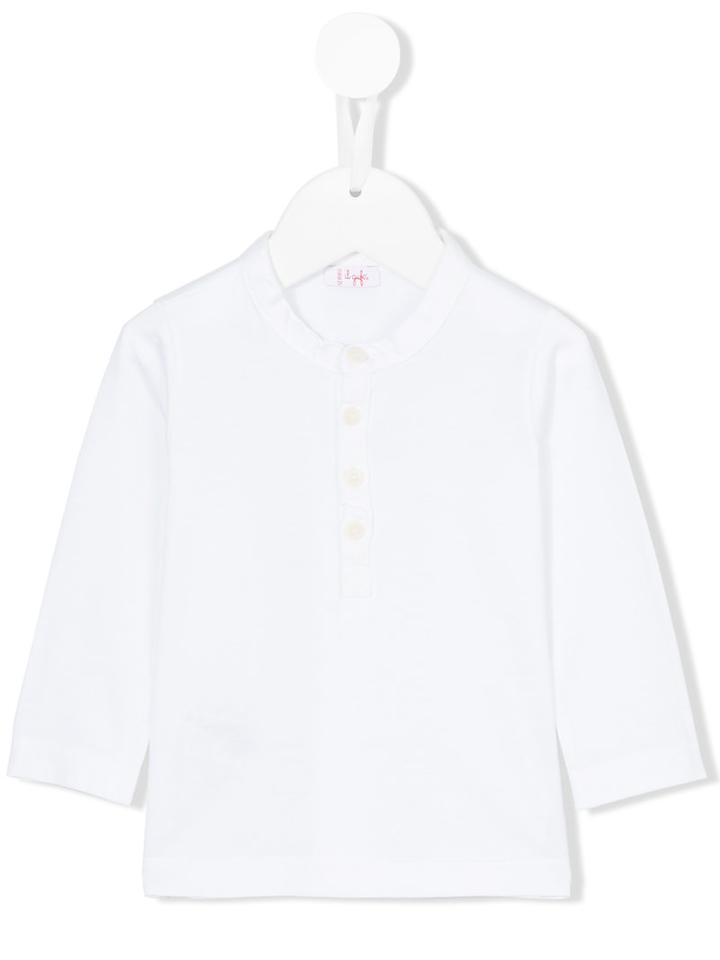 Il Gufo - Mandarin Collar Shirt - Kids - Cotton - 36 Mth, White