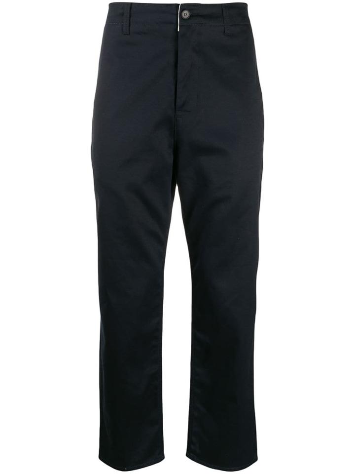 Haikure Slim-fit Trousers - Blue