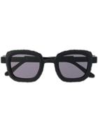 Kuboraum Z8 Square Frame Sunglasses - Black