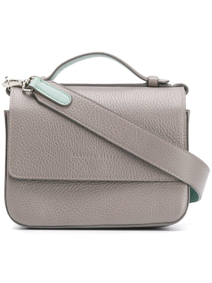 Fabiana Filippi Pebbled Texture Crossbody Bag - Grey