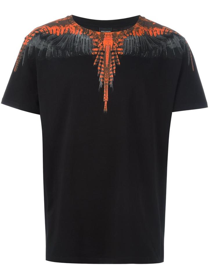 Marcelo Burlon County Of Milan 'el Condor' T-shirt, Men's, Size: Small, Black, Cotton