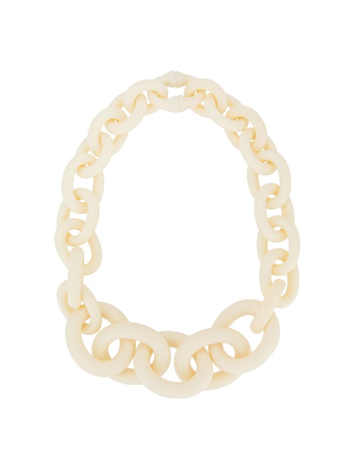 Uma Raquel Davidowicz Chain Link Necklace - Nude & Neutrals