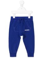 Dsquared2 Kids - Drawstring Track Pants - Kids - Cotton - 3 Mth, Blue