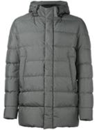 Herno Padded Jacket, Men's, Size: 56, Grey, Feather Down/polyamide/polyester