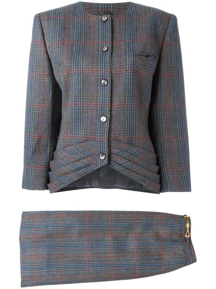 Louis Feraud Pre-owned Tweed Skirt Suit - Multicolour