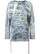 Faith Connexion 'tye Dye' Lace Sweatshirt, Men's, Size: Large, Grey, Cotton