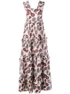 Dodo Bar Or - Paisley Print Maxi Dress - Women - Silk - 42, White, Silk